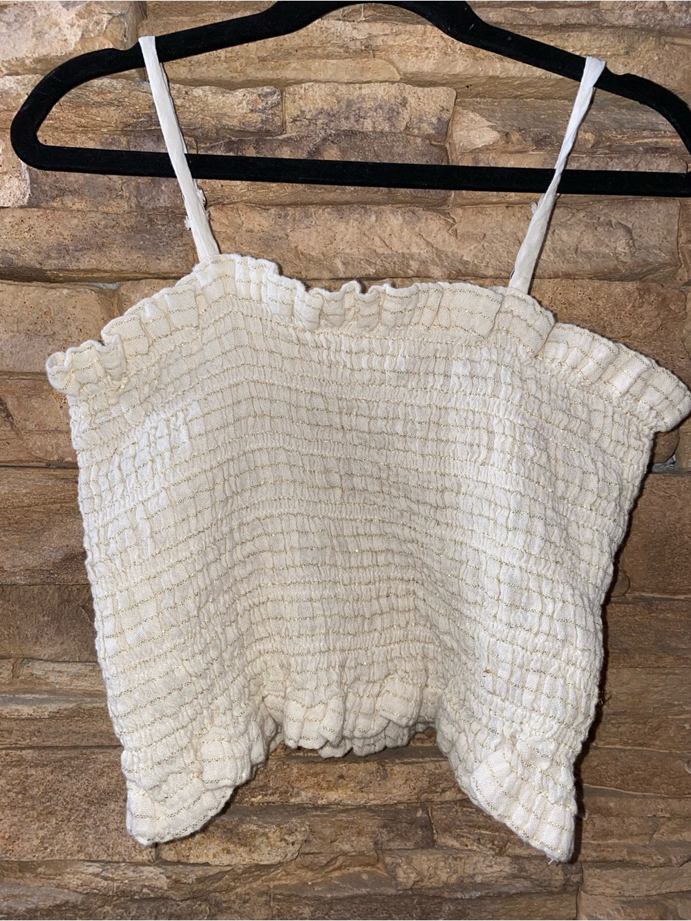The Handloom Los Angeles Smocked Cami One Size